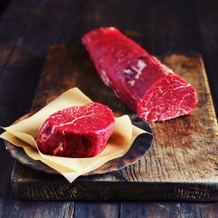Hängmörad Oxfilé, vikt 500g
