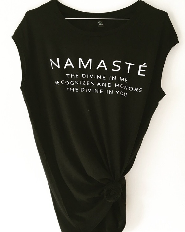 Namasté -Tank - Black från Enso Tribe