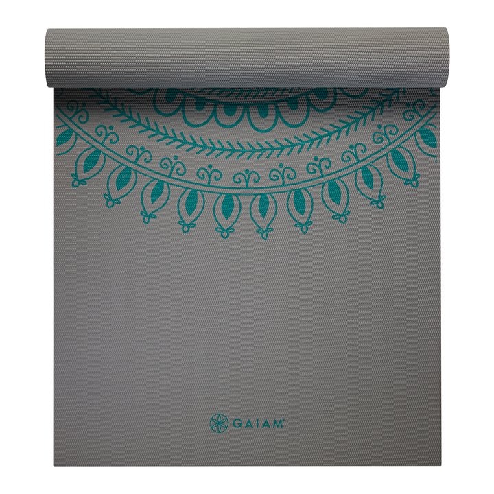 Yogamatta längre /bredare  Teal Marrakesh  från Gaiam