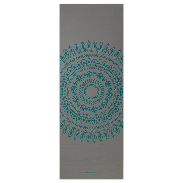 Yogamatta längre /bredare  Teal Marrakesh  från Gaiam