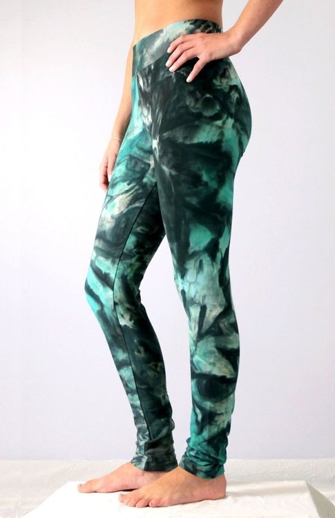 Thick Atlantic Smoke Tie Dye leggings från Mata Hari