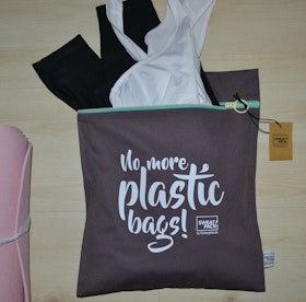 Fukttät Väska No more plastic bags Large från Sweat Pack