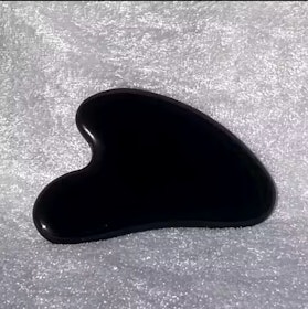 Gua Sha Svart Obsidian