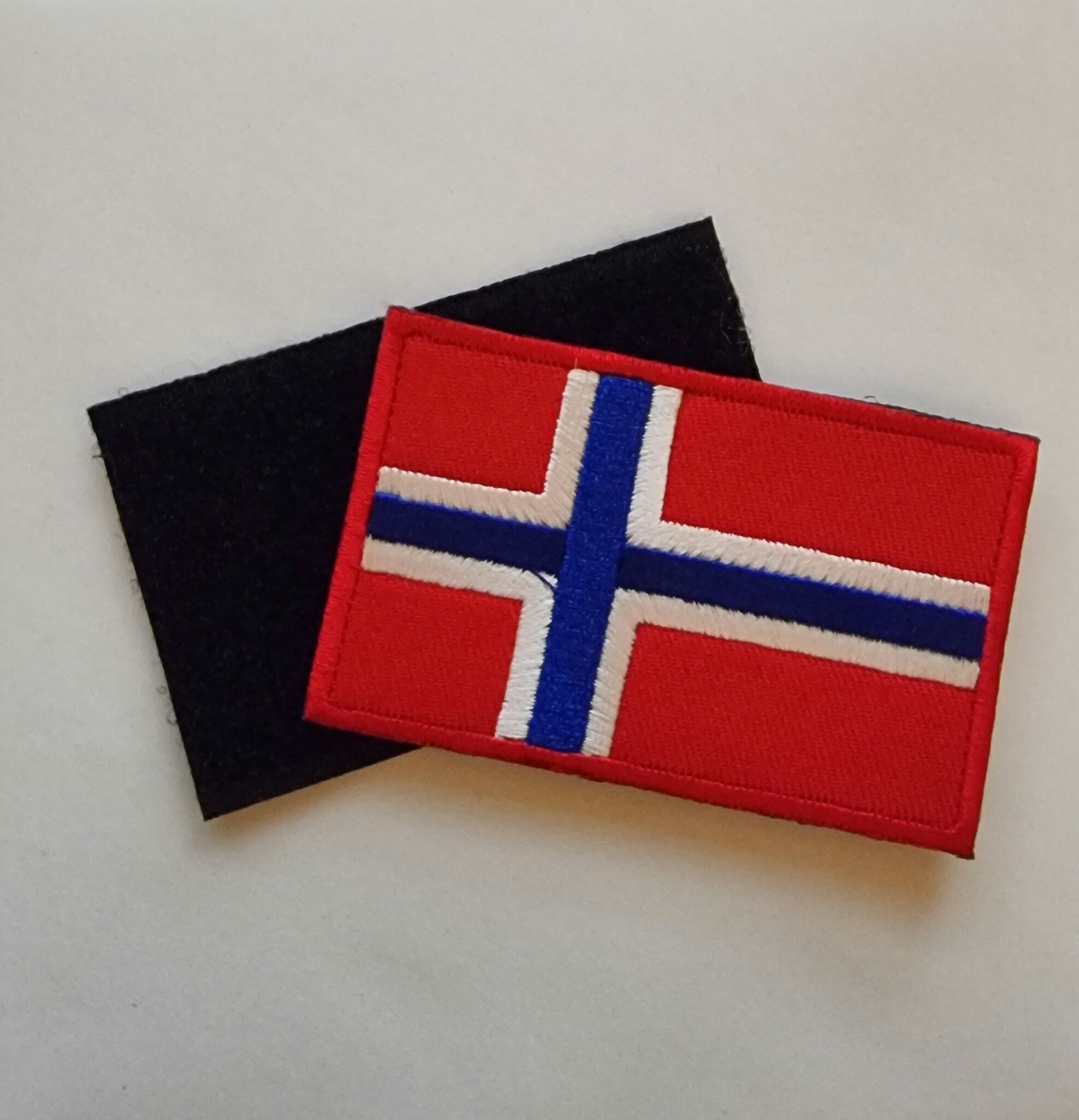 Norges Flagg Patch Velcro Norwegian Flag