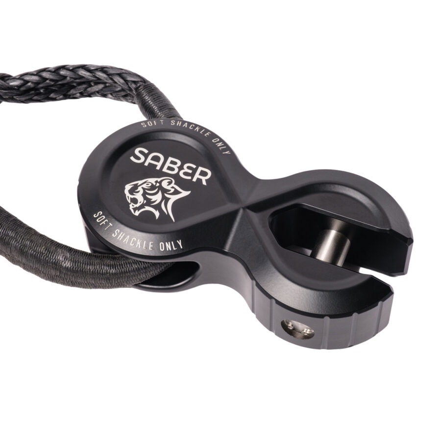 Saber 7075 Alloy Winch Shackle Pro - Black