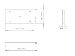 FRONT RUNNER UPRIGHT WATER TANK / FLAT