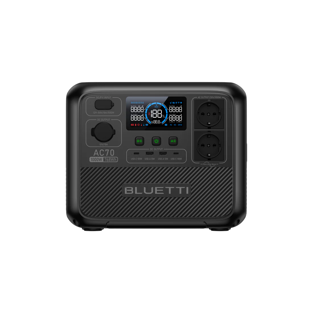 BLUETTI AC70 Portable Power Station | 1000W 768Wh