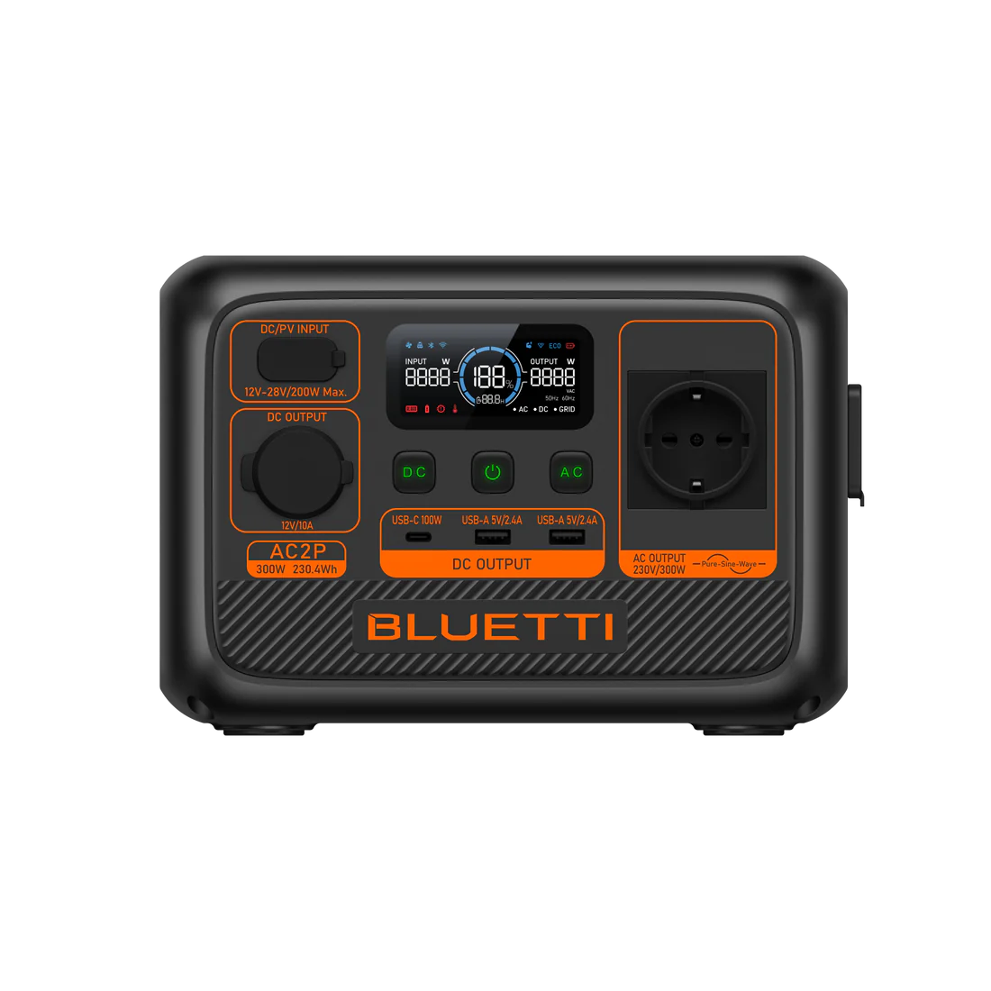 BLUETTI AC2P Portable Power Station | 300W 230,4Wh