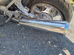 Yamaha FJR 1300 eksos venstre / exhaust muffler left