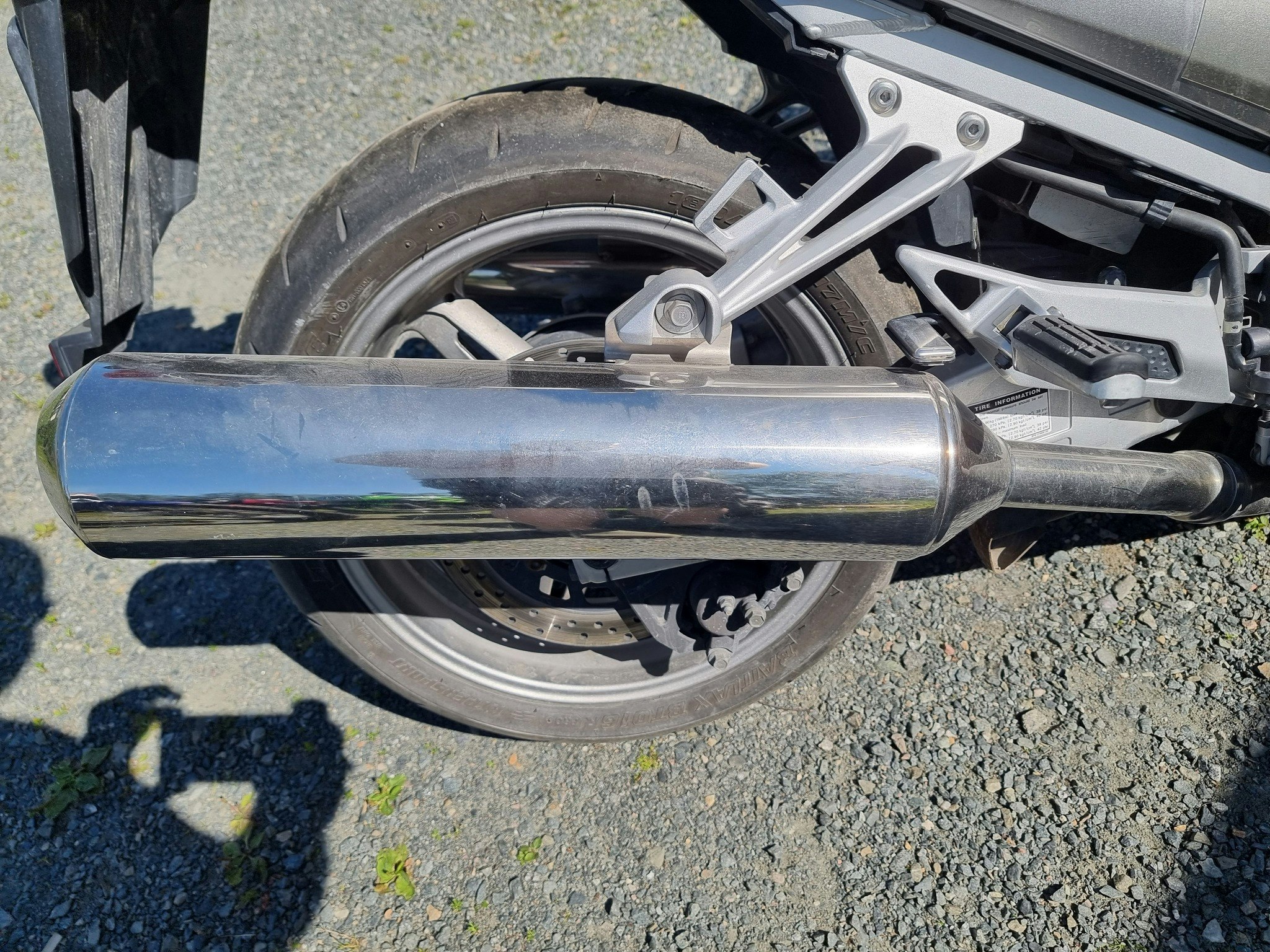 Yamaha FJR 1300 Eksos Høyre / Exhaust muffler Right