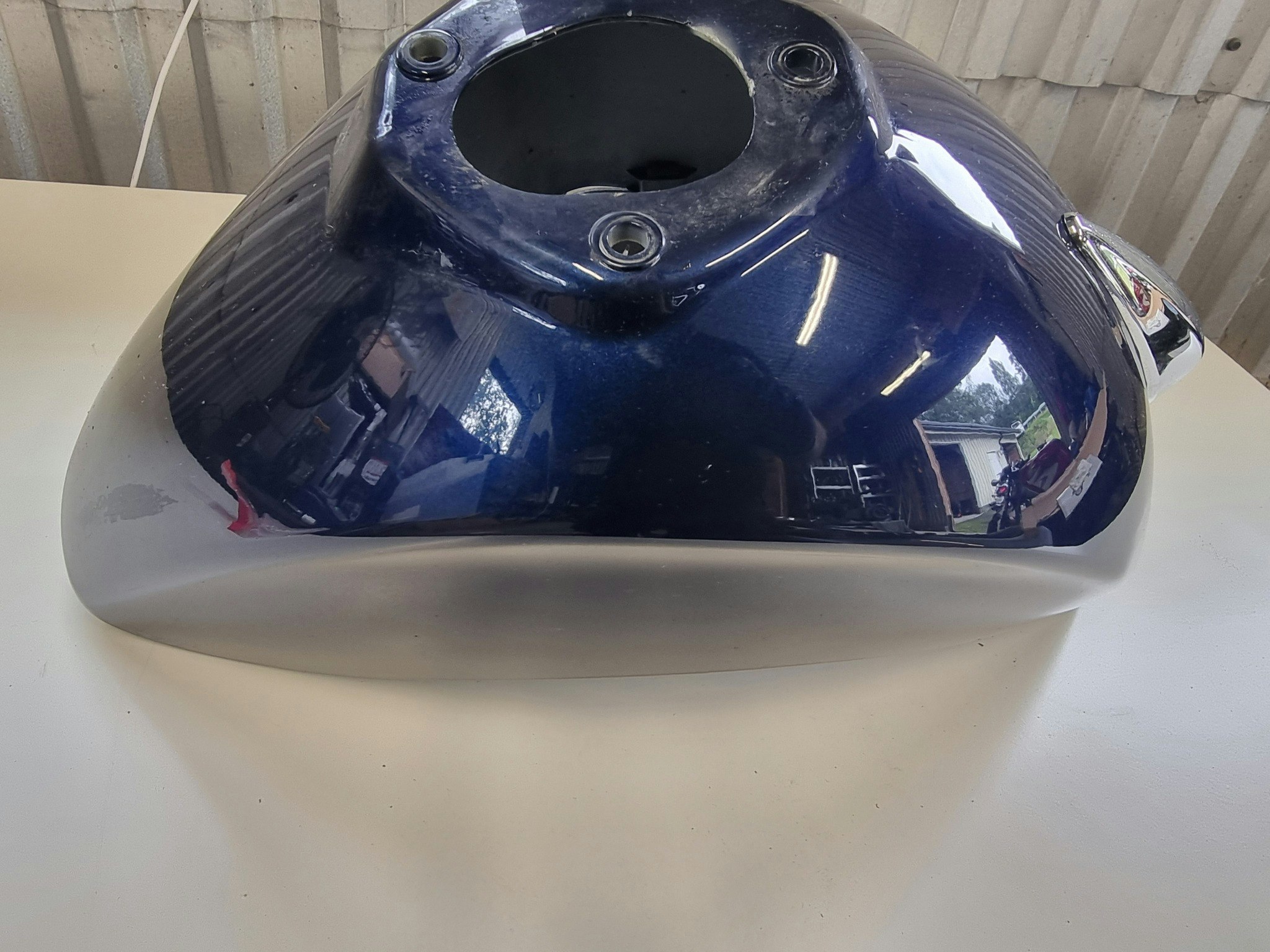Vespa Primavera 50 4T Frontskjerm blå