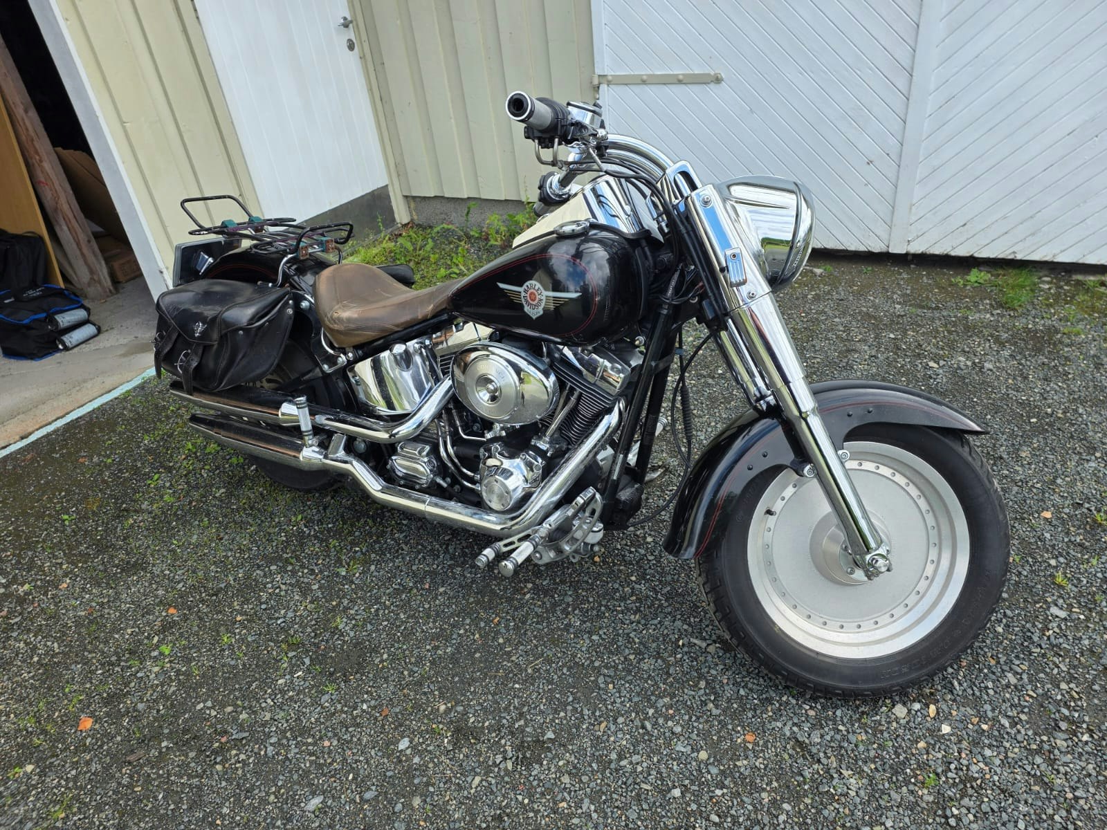 Harley Davidson Fat Boy Skjerm Bak