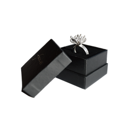 Silverring Flower Power storlek 58