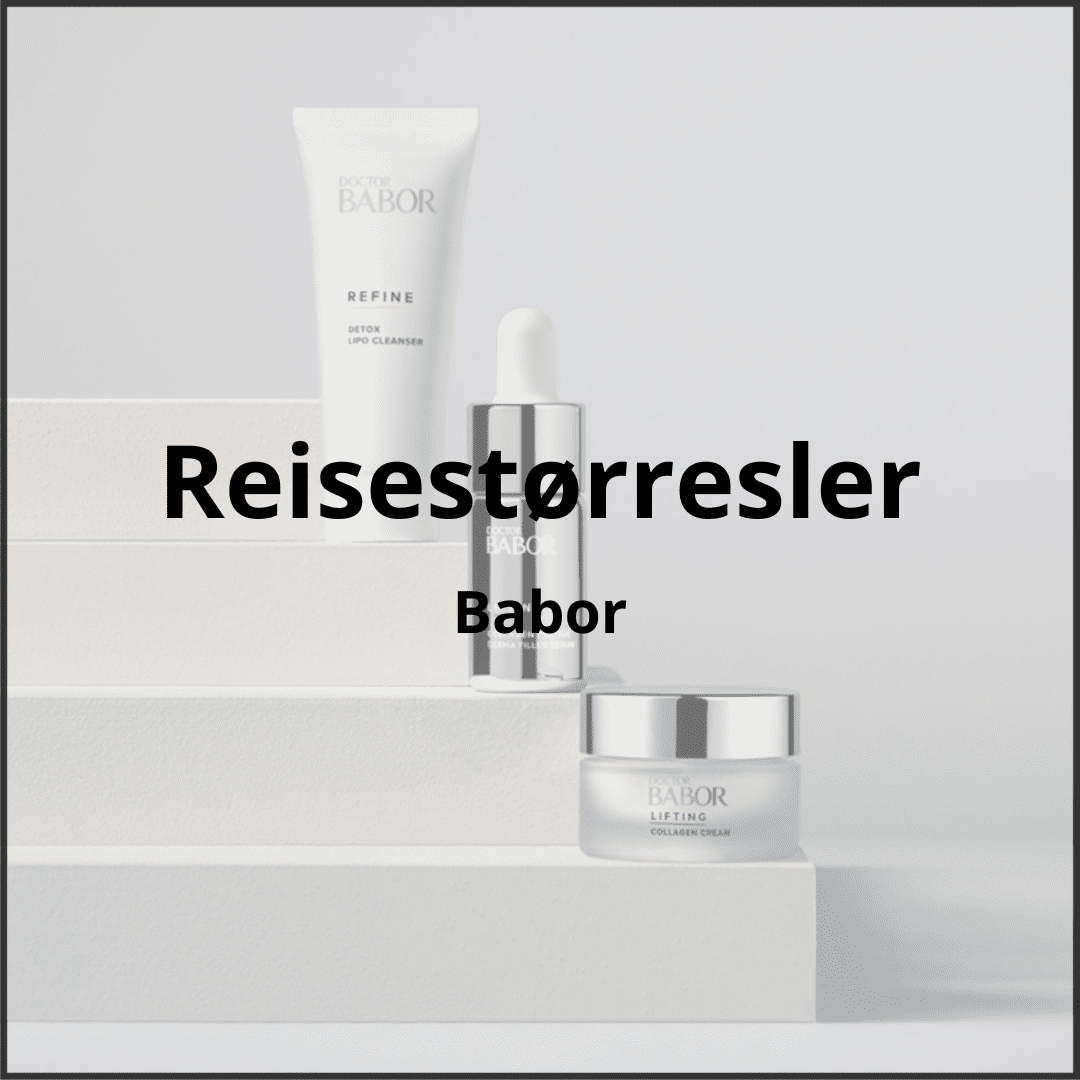Barbor reise-størresler - hudshop.no