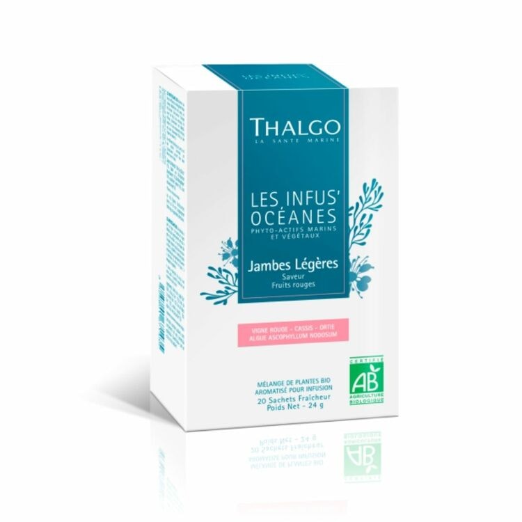 THALGO  Light Legs Organic Infusion, 20 poser. -vanndrivende te