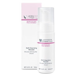 JANSSEN COSMETIC - Sensitive Skin - Soft Cleansing Mousse, 150ml - Rense skum