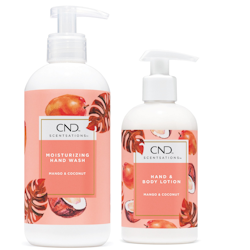 CND Scentsations - Mango and Coconut – Duo Wash & Lotion - Håndsåpe og håndkrem