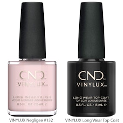 CND Negligee & Top Coat Duo - neglelakk og overlakk for naturlig utseende
