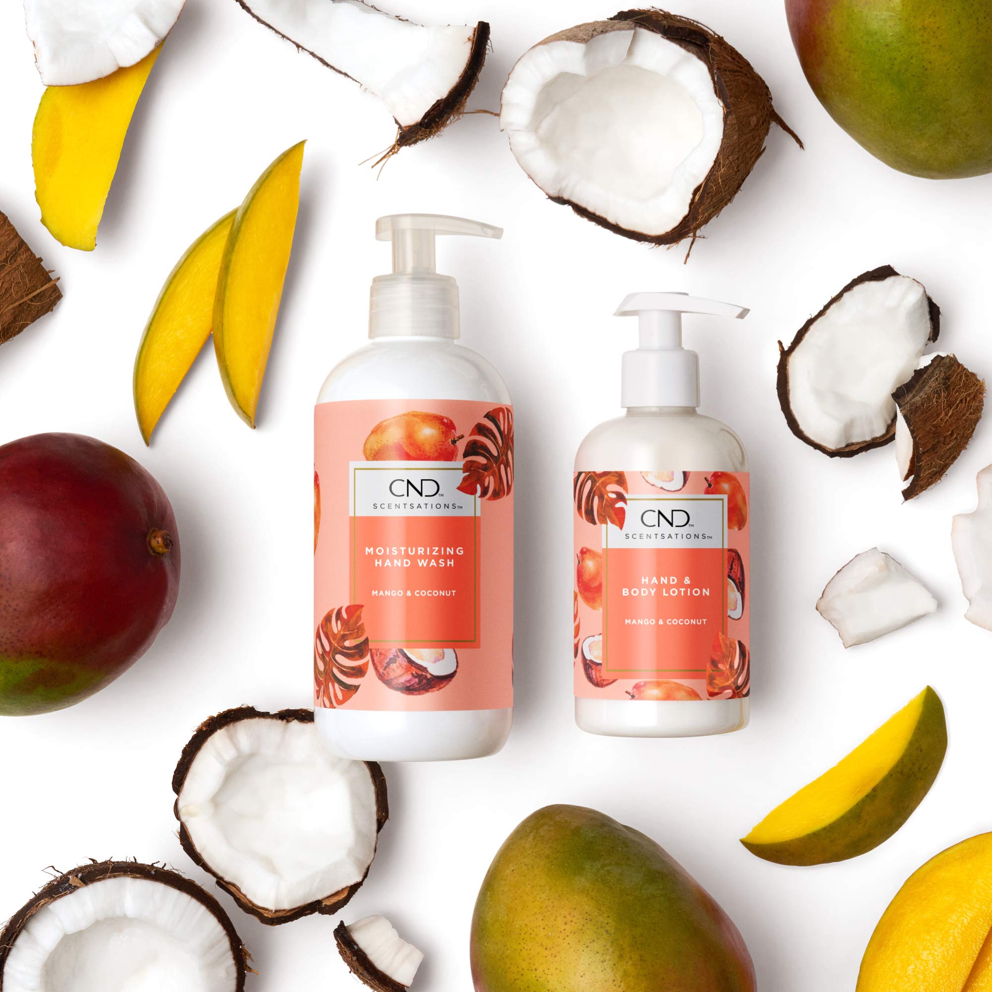 CND Scentsations Hand Wash Mango and Coconut – Scent, 390 ml - håndsåpe