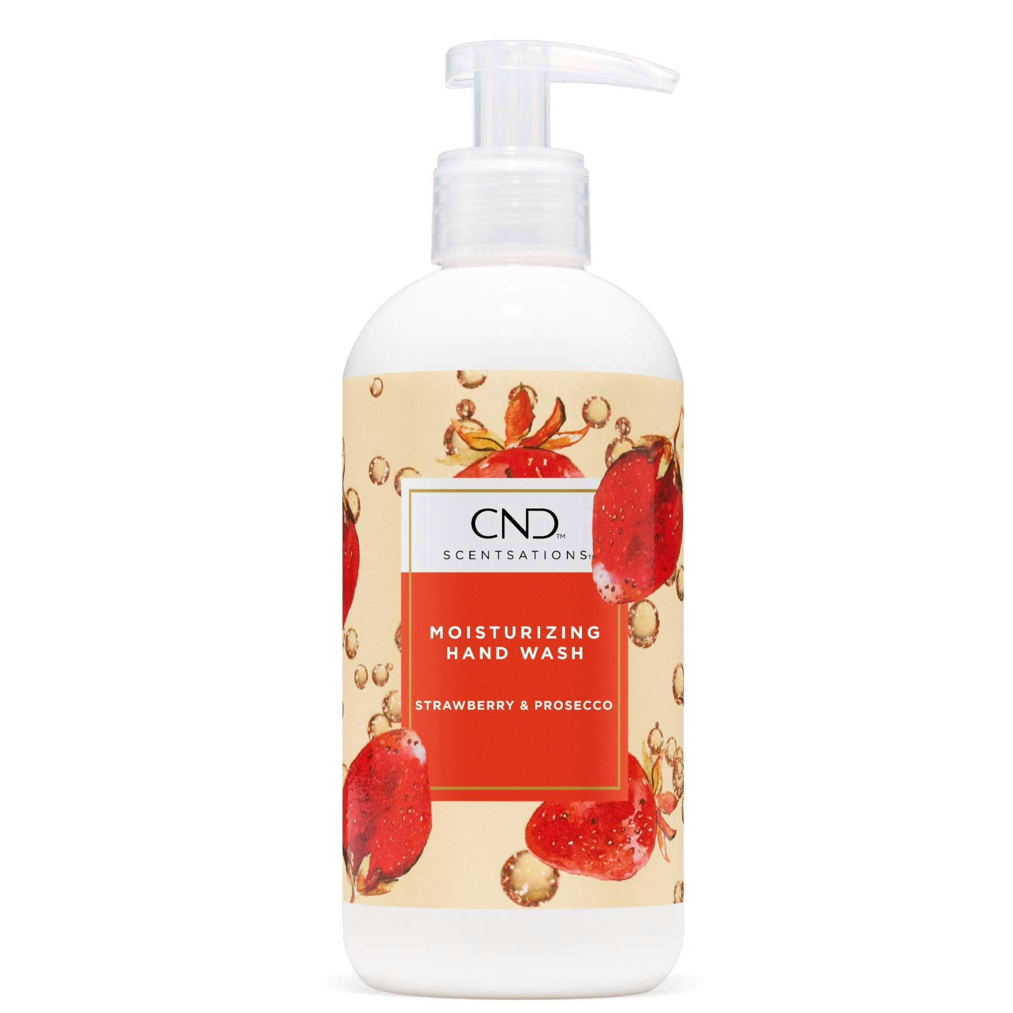 CND Wash Strawberry and Prosecco – Scent, 390 ml - håndsåpe