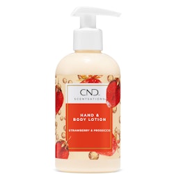 CND Lotion Strawberry & Prosecco – Scent, 245 ml - Jordbær og Prosecco håndkrem
