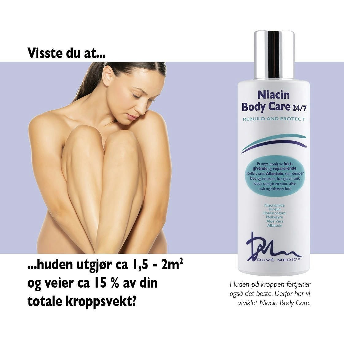 DUVÉ MEDICA Niactin Body Care 200 ml