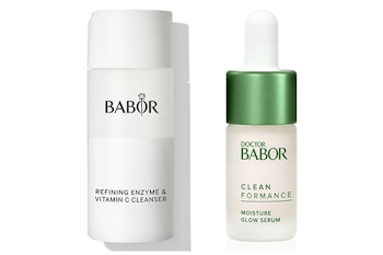 Babor Enzyme Cleanser + Dr. Babor Cleanformance Moisture Glow Serum