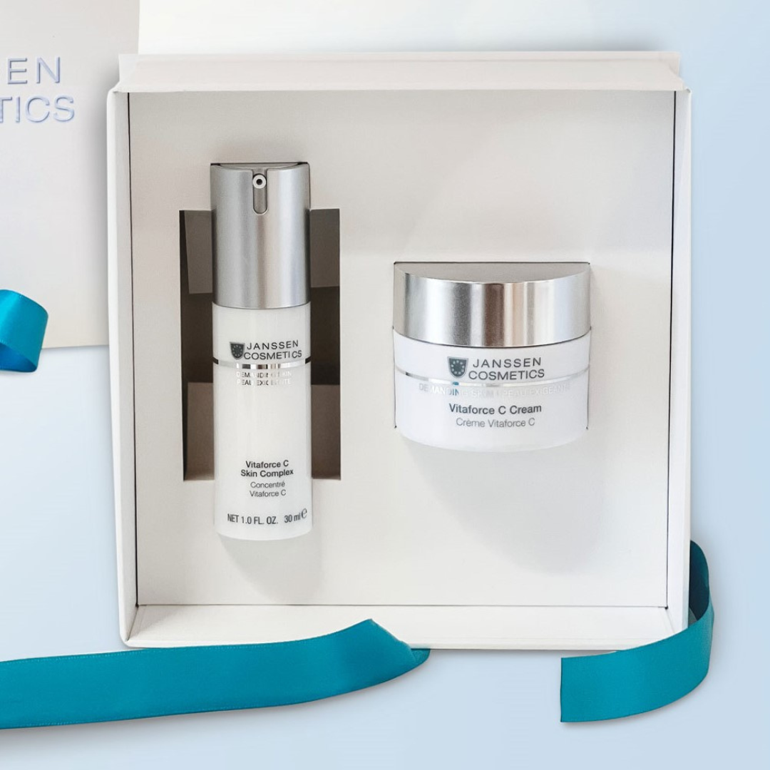 Janssen Cosmetics - Demanding Skin, Vitaforce C-vitamin serum og krem - bestselgere
