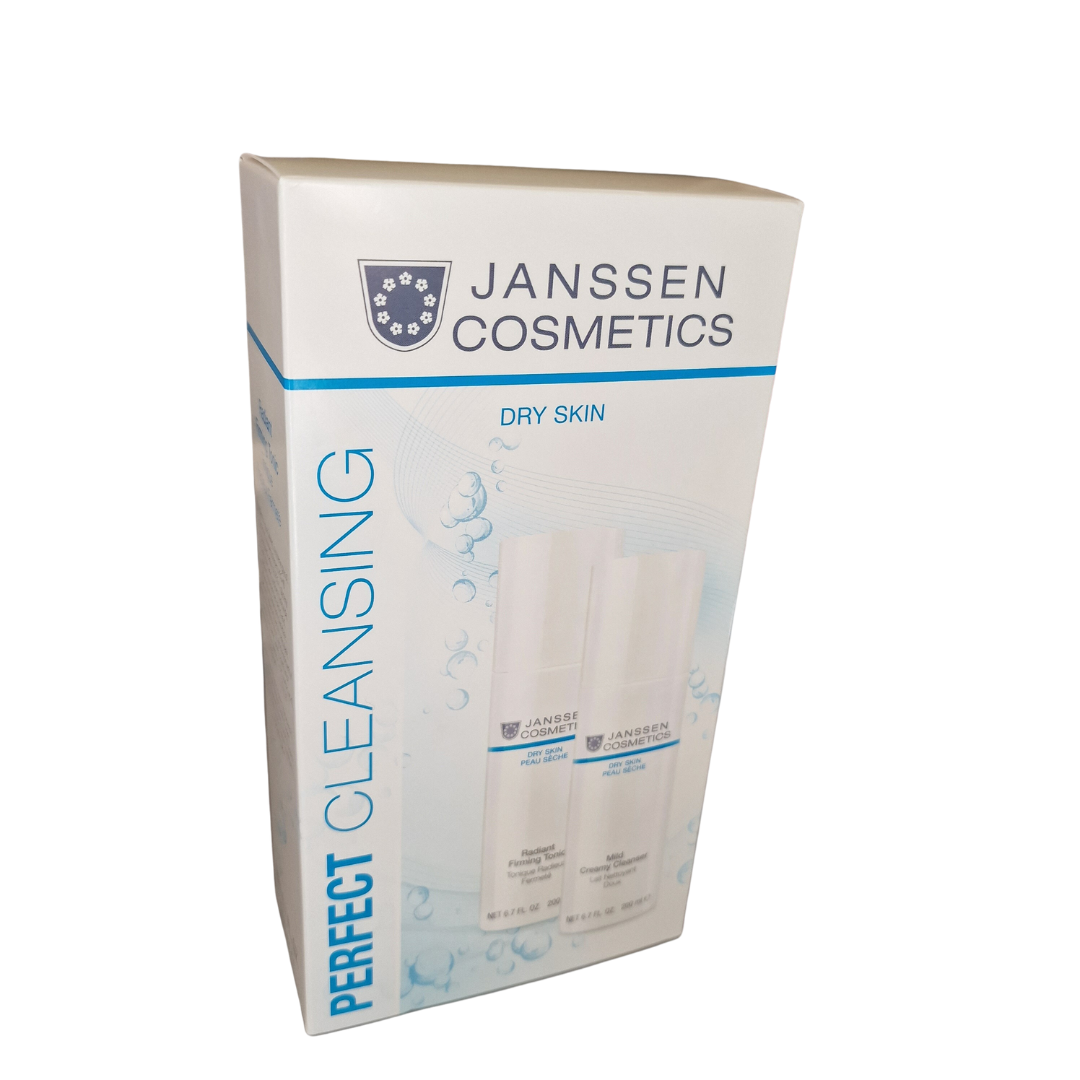 Janssen Cosmetics - Dry Skin, Duo Cleansing, 2 x 200 ml - rense melk og toner
