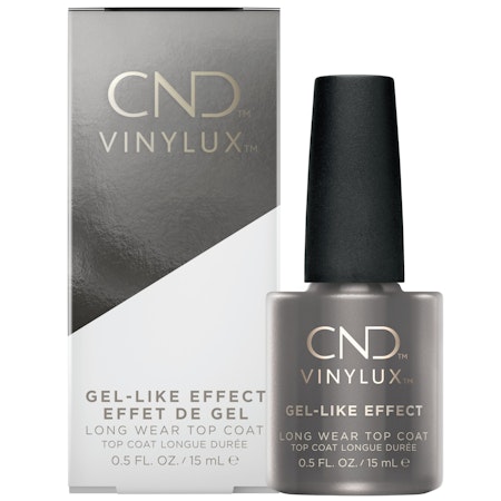 CND Weekly Gel Effect Top Coat VINYLUX, 15 ml - Ekstra blank overlakk