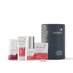 Environ - Ultimate Overnight Glow Kit - reisestørrelser fuktpakken.