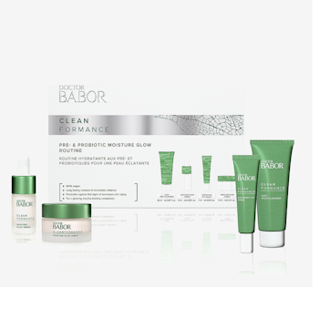 BABOR - Clean Formance Routine set - pra- &probiotic moisture glow set