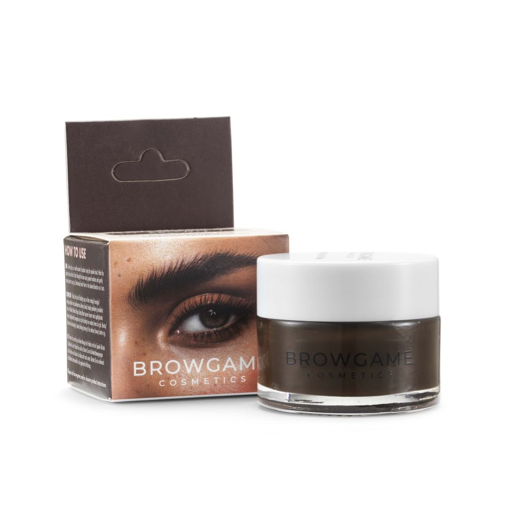 Browgame Cosmetics  Instant Brow Lift Wax Brown - bryn vox brun