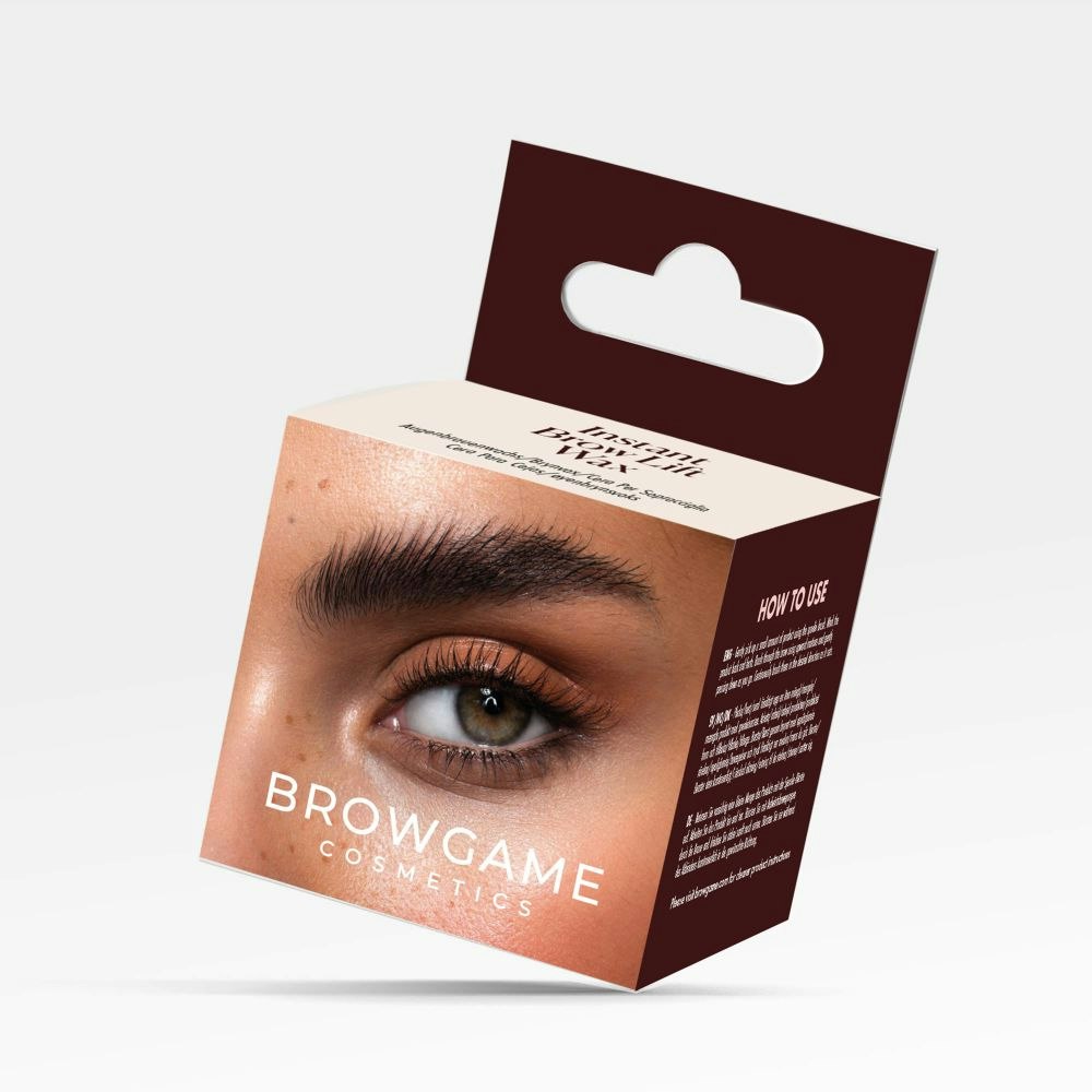 Browgame Cosmetics  Instant Brow Lift Wax Brown - bryn vox brun