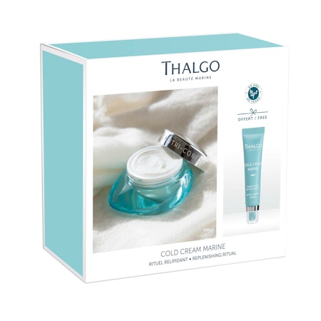 Thalgo Replenishing Ritual, Cold Cream Marine - Nutri-Comfort Cream, 50 ml  and lip-balm. Rik pleiende krem