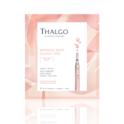 Thalgo Masque Shot - Confort SOS - sheet maske - roer ned en sensitiv hud