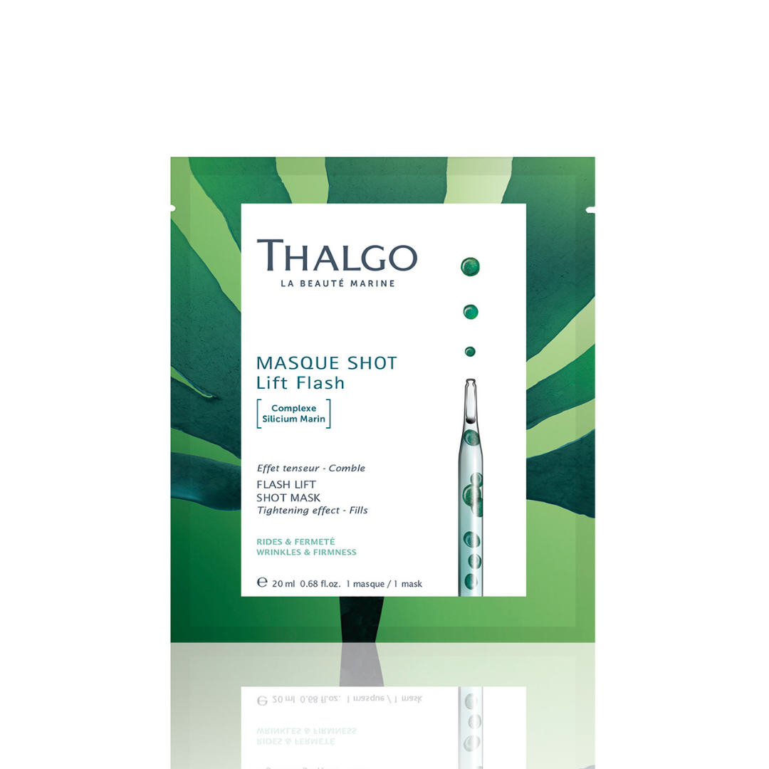 THALGO Flash Lift Shot Mask - sheet maske - gir løft og virker oppstrammende