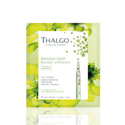 THALGO Energy Booster Shot Mask - sheet maske - gir glød og vitalitet til en matt, sliten hud