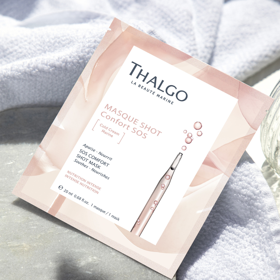 Thalgo Masque Shot - Confort SOS - sheet maske - roer ned en sensitiv hud