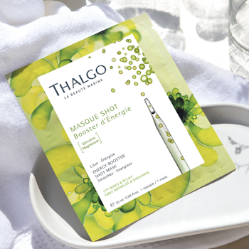 THALGO Energy Booster Shot Mask - sheet maske - gir glød og vitalitet til en matt, sliten hud