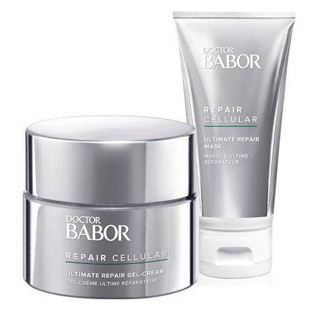 Dr. BABOR Ultimate Repair Gel-Ceam + Ultimate Repair Mask Kampanje - reparerende for kombinasjonshud til fet hud