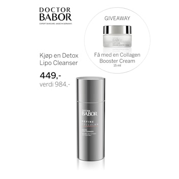 Dr. Babor Refine Detox Lipo Cleanser 100 ml og Lifting Collagen Booster Cream 15 ml