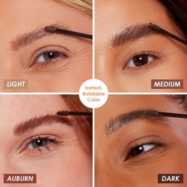 GrandeBROW 2-In-1 Tinted Brow Gel + Brow Enhancing Serum - DARK