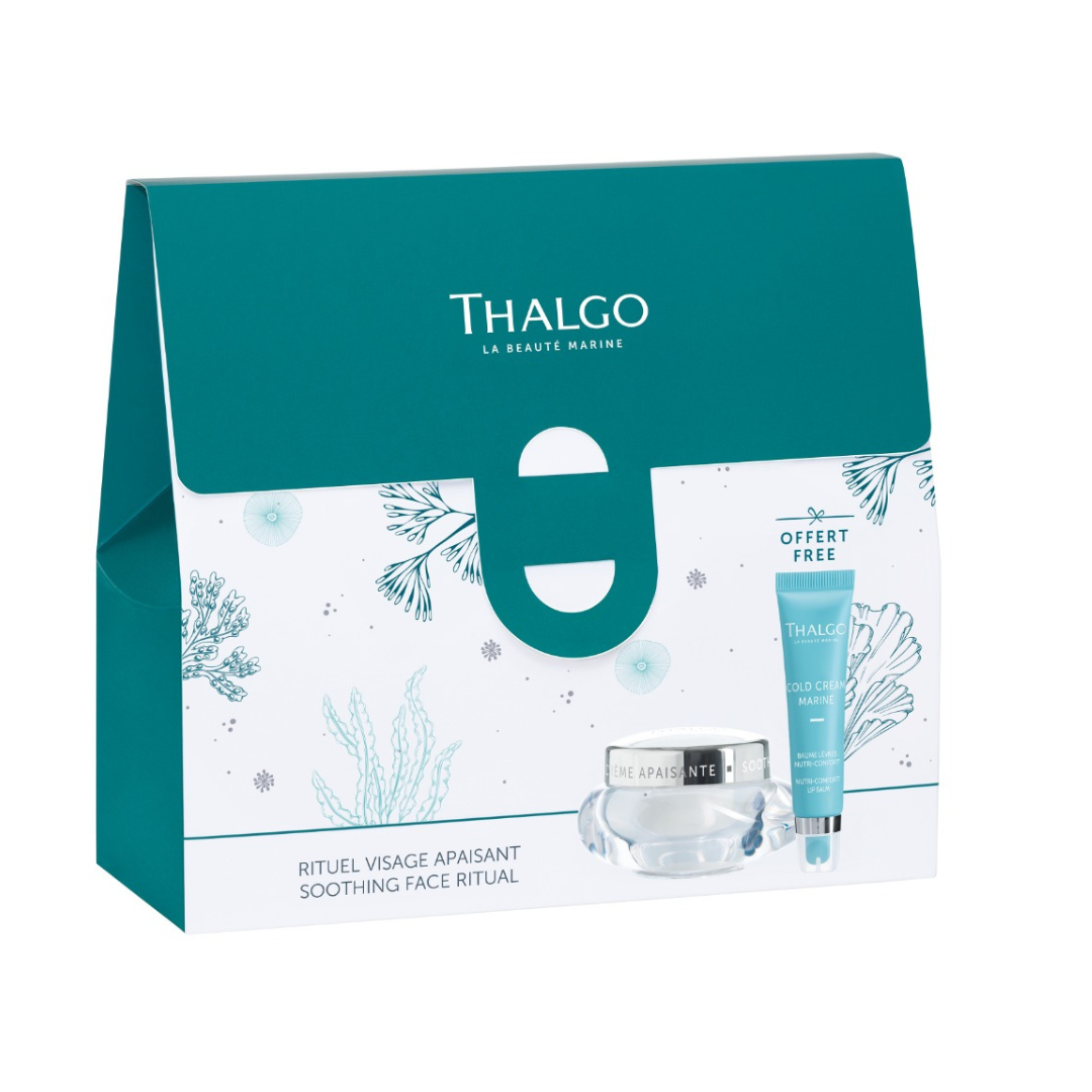 NYHET: Thalgo Soothing Face Ritual - beroligende dagkrem og leppomade