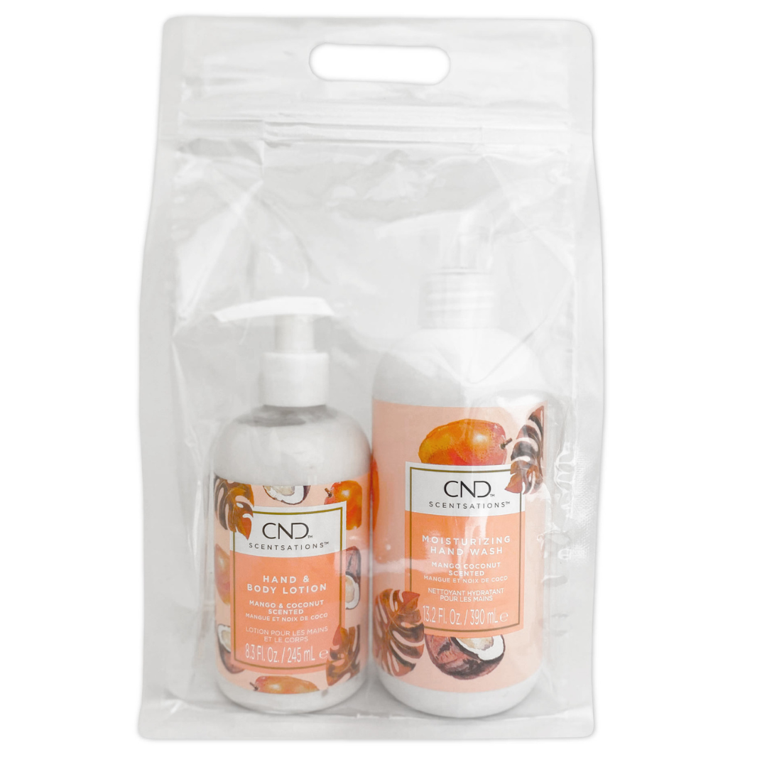 CND Scentsations - Mango and Coconut – Duo Wash & Lotion - Håndsåpe og håndkrem