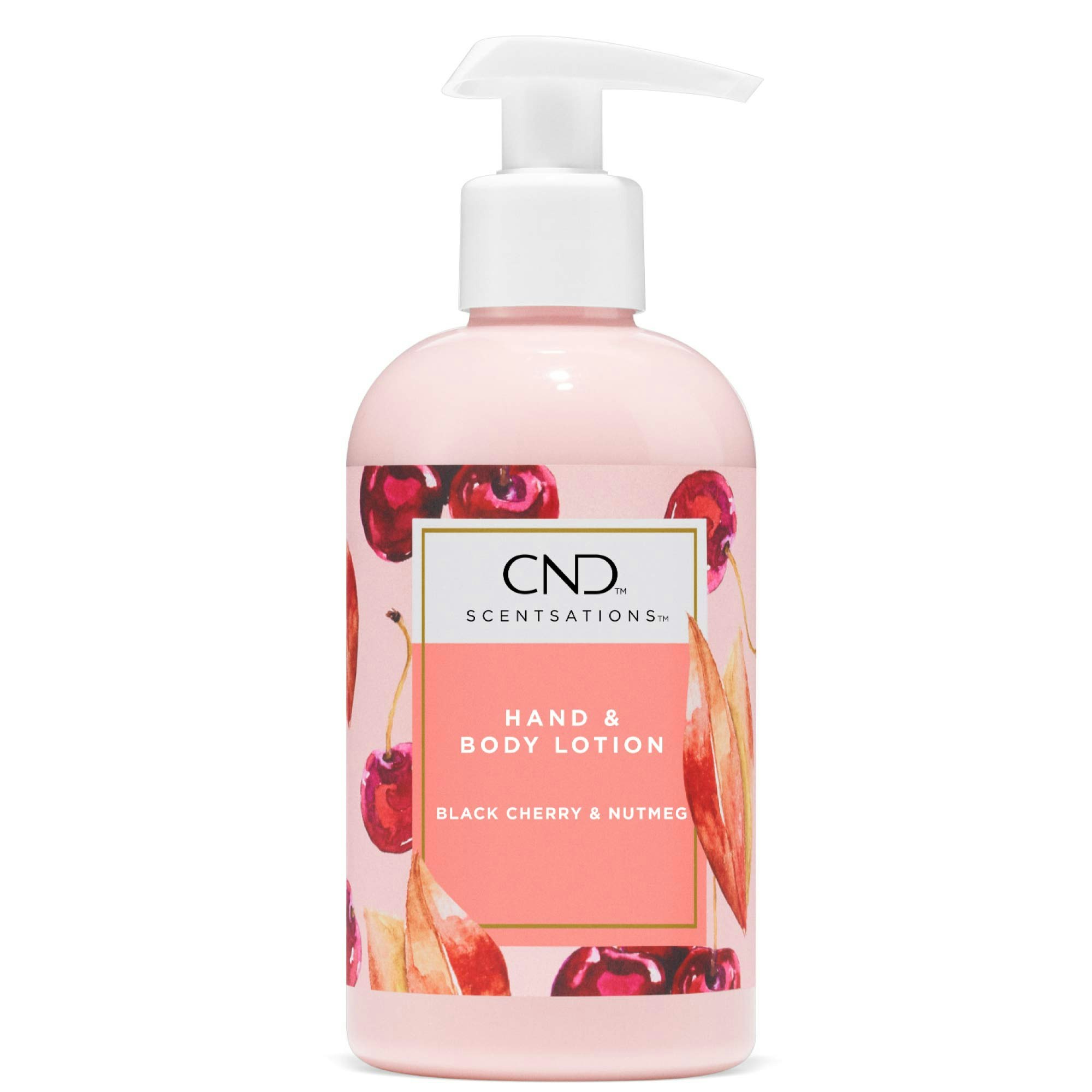 CND Lotion Black Cherry & Nutmeg – Scent, 245 ml - håndkrem med Svart kirsebær og muskatnøtt lukt