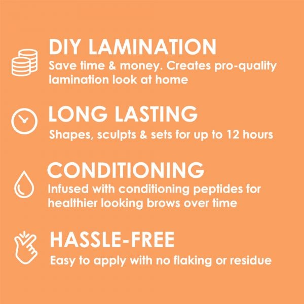 Grande Cosmetics GrandeBROW-LAMINATE Brow Styling Gel - bryn gele