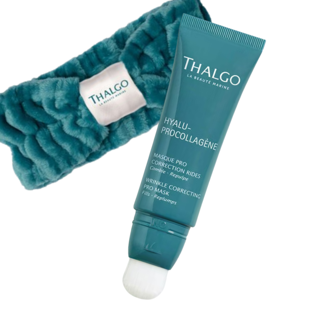tilbud THALGO  Hyalu-procollagene - Mask -  Wrinkle Correcting PRO, 50 ml. + hårbånd