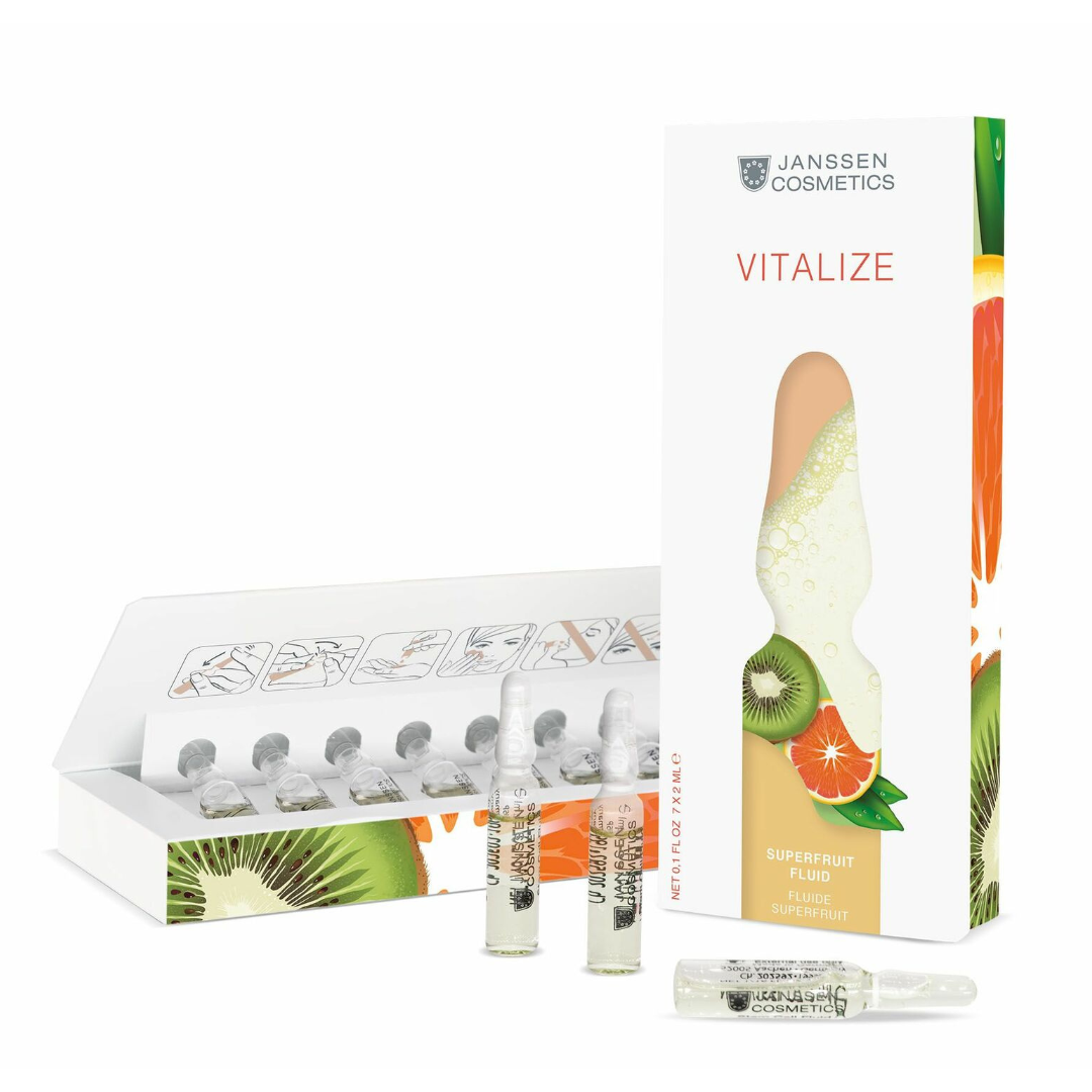 Janssen Cosmetics - Vitalize, Superfruit, 7x2ml - ampuller antioksidanter