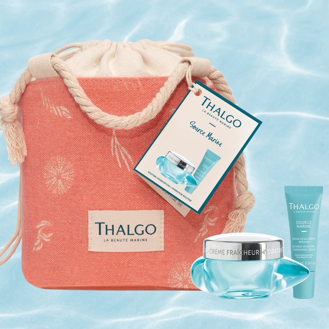Thalgo Hydration Routine Source Marine - fuktighet dagkrem og serum